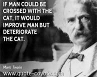 Sunny Frazier Mark Twain Cat Quote